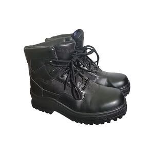 Smith & Wesson Combat Tactical Boot Sz 8.5 D Black Leather Upper Law Enforcement